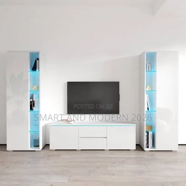 Tv Unit Tv | Modern Wooden Unit | With Storage | Hot Item
