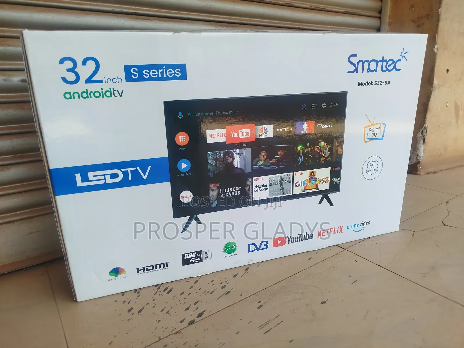 Smartec 32 Smart Digital Flat Screen Flameless.