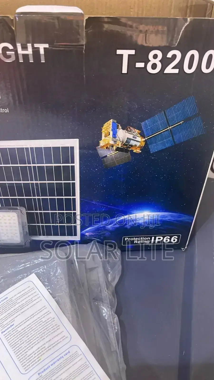 T-8300 Solar Flood Light.