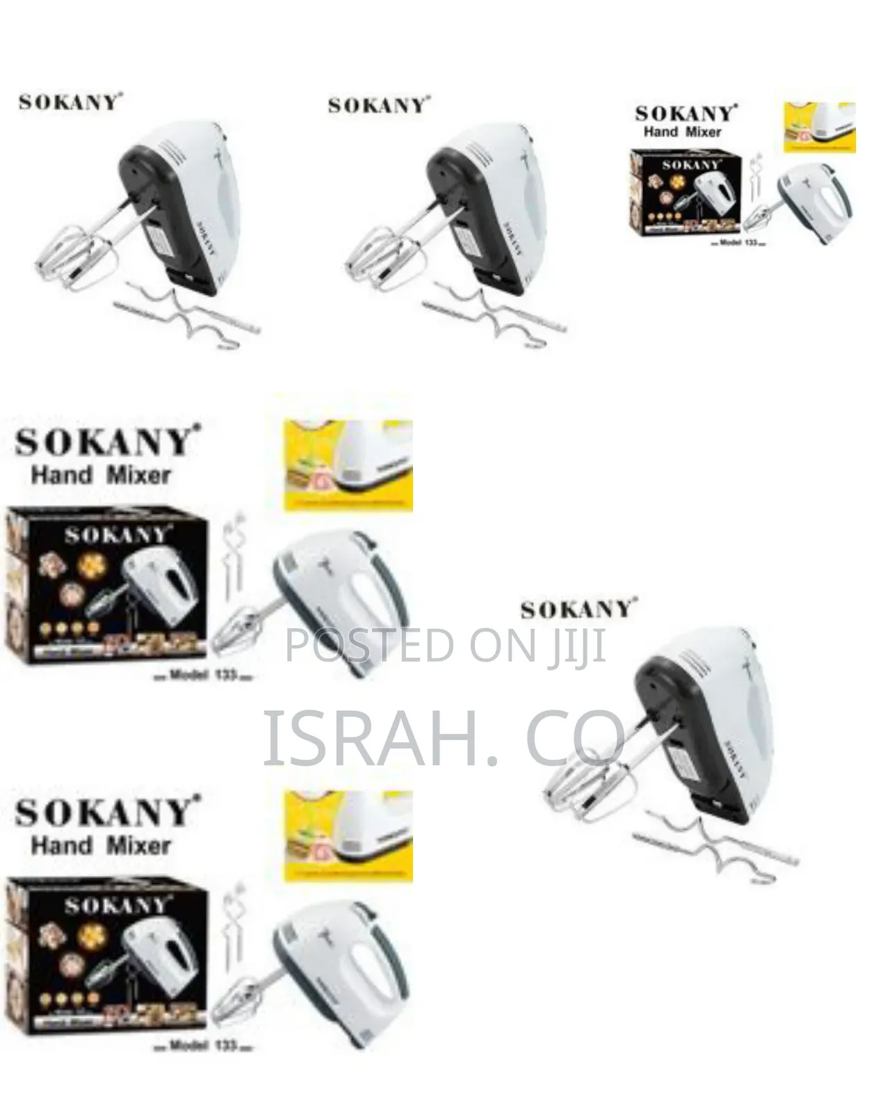 Sokany 7 Speed Egg Beater, Hand Mixer 180w