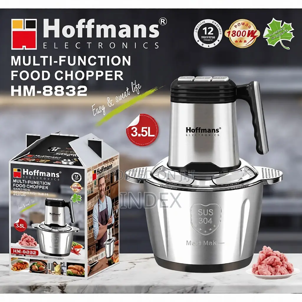 Hoffmans Multi-Function Food Chopper Hm-8832 - Silver