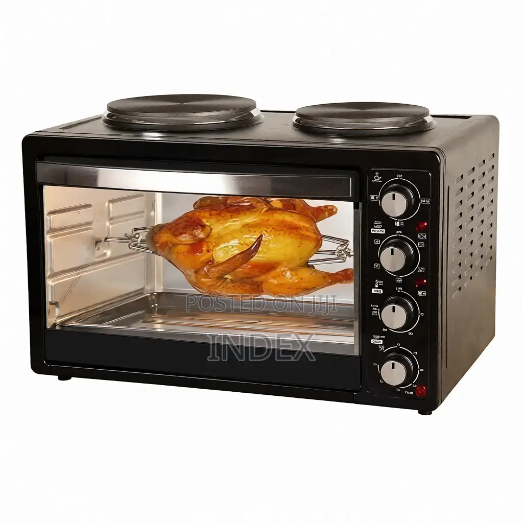 Raf 40l Electric Oven With 2 Hotplates - Multicolur