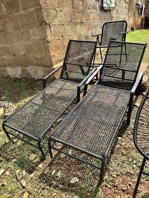 Swimming Pool Sun Bath Rattan Beds