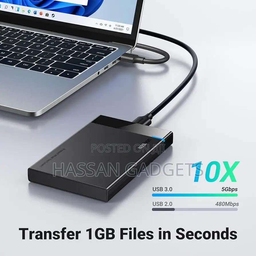 Hard Drive Enclosure Usb 2.0adapter Supports 2.5 Inch SSD HDD