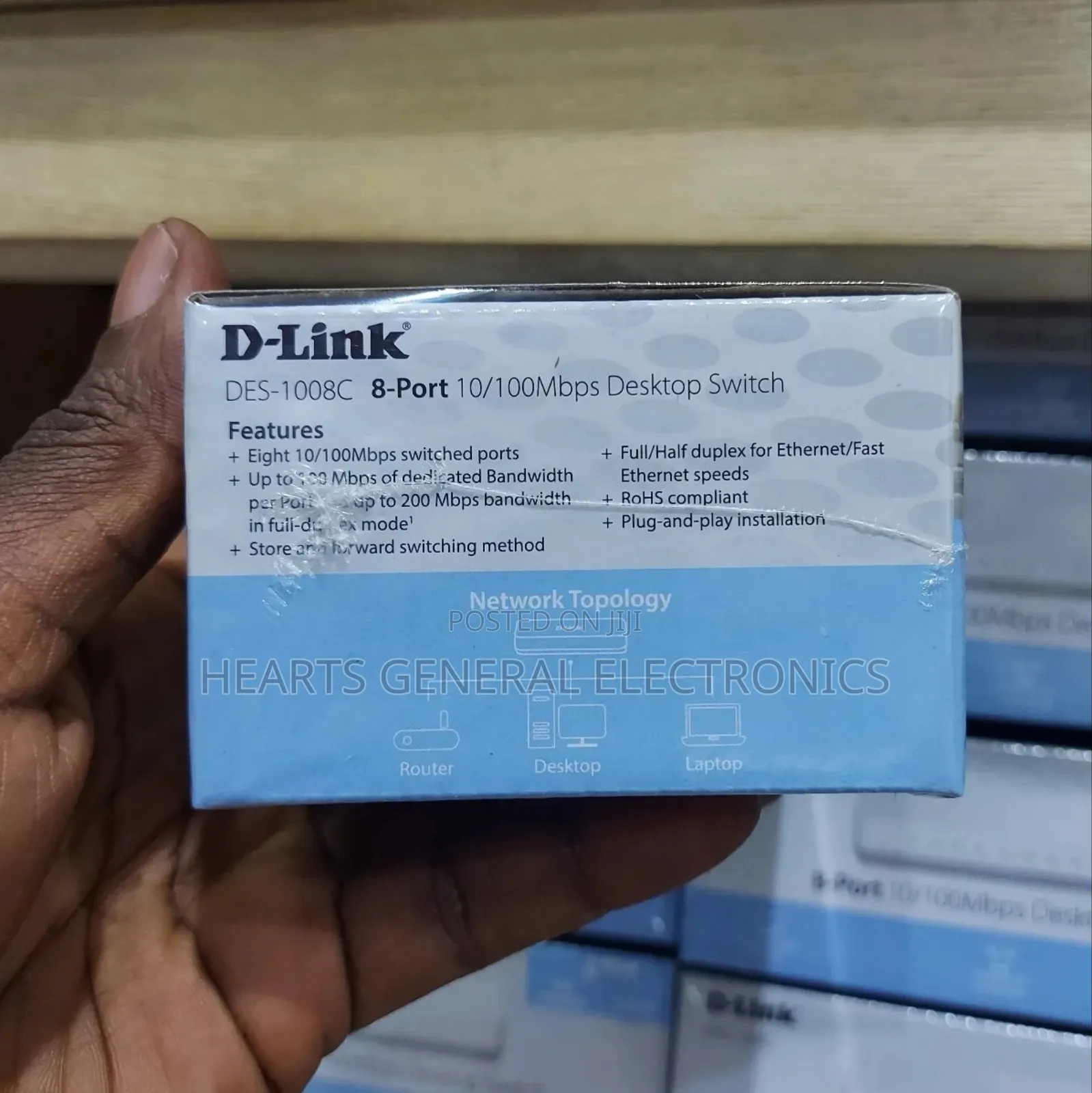 D-link Network Switch 8-port 10/100mbps