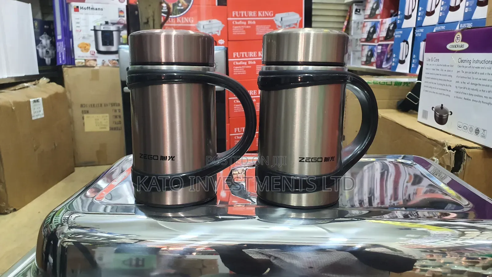 Zego Vacuum Office Mug Cup 480ml