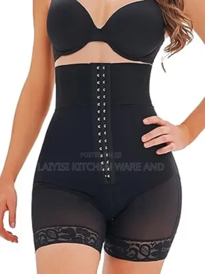Women's High Waist Shapewear -Seamless Tummy Control Body Shaper Black