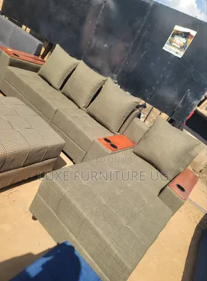L Sofa Green Colour