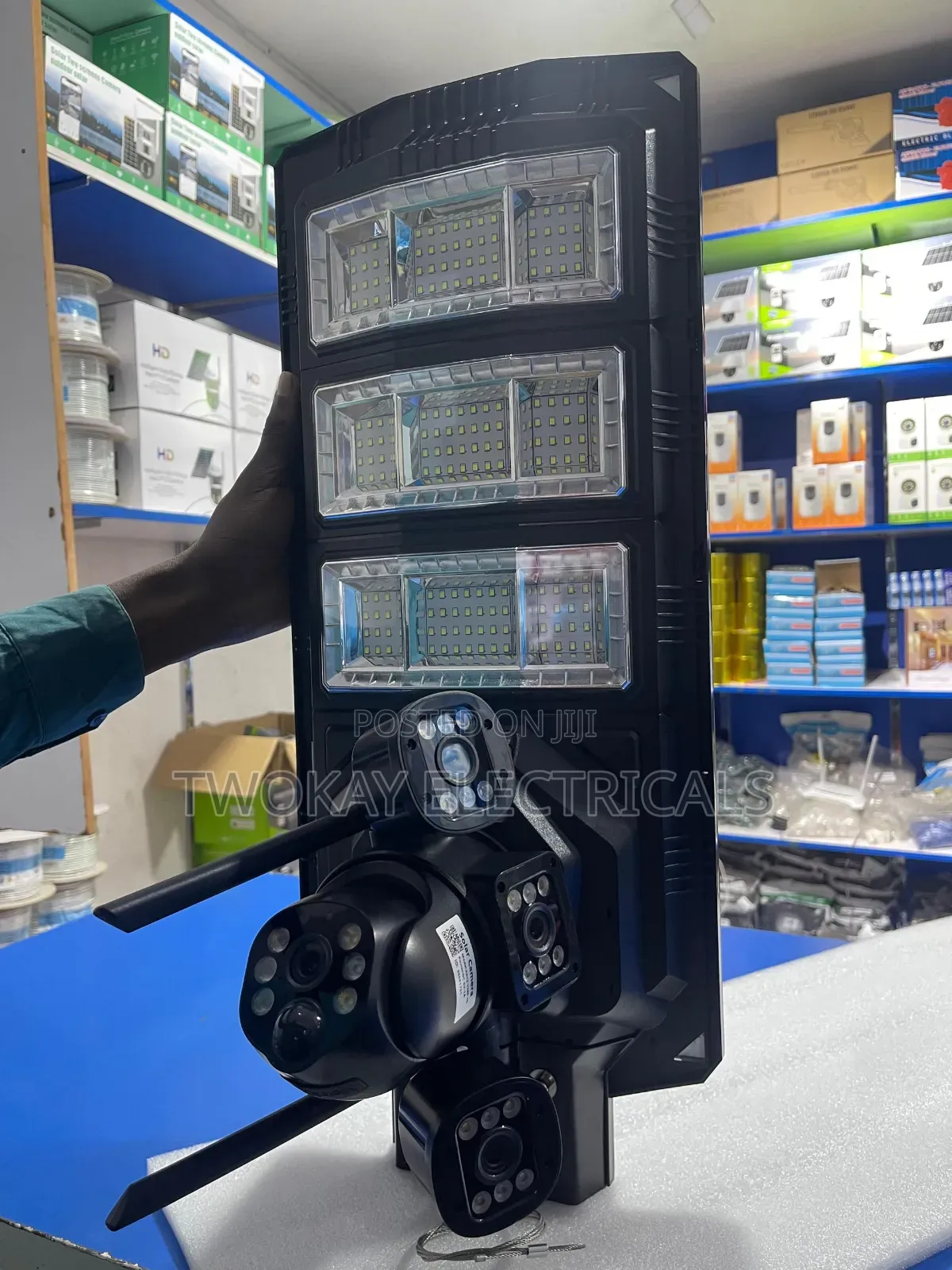 450w 2 in 1 Solar Camera Security Light