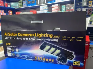 450w 2 in 1 Solar Camera Security Light