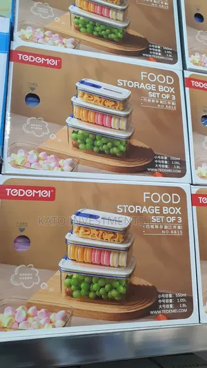 Food Storage Box -set Of 3