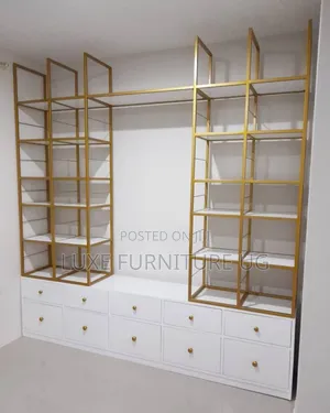 Boutique Setup Shelves