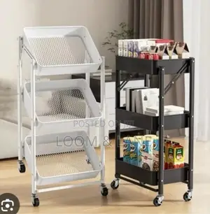 Super Unique 3-Tier Rolling Utility Carts