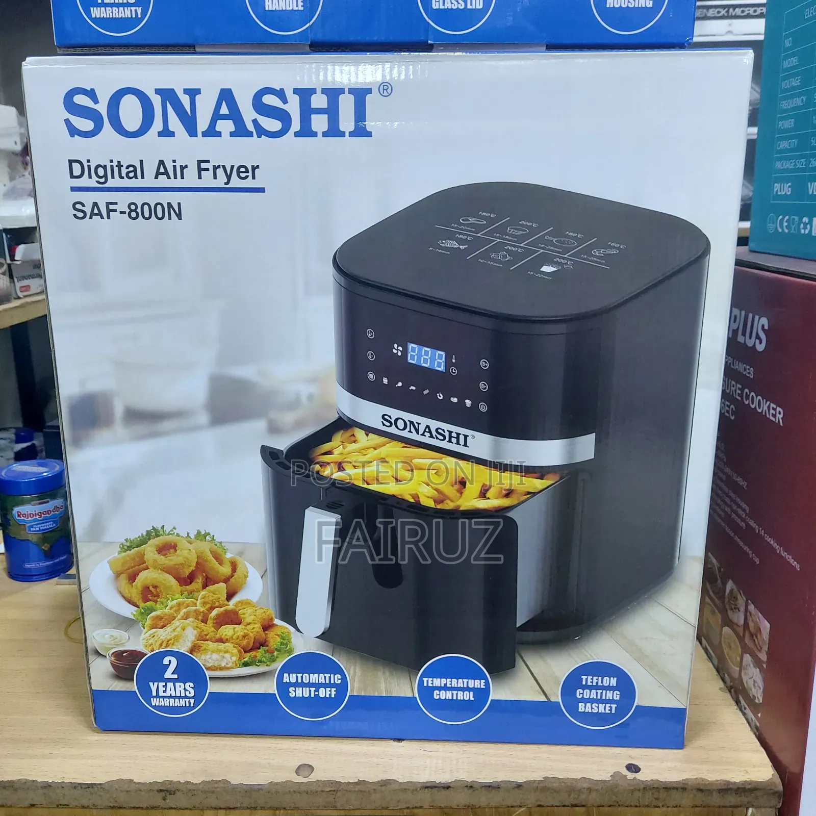 8l Sonashi Electric Digital Air Fryer