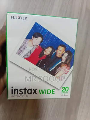 Fujifilm Instax Wide Instant Film – 20 Sheets (10x2 Packs)