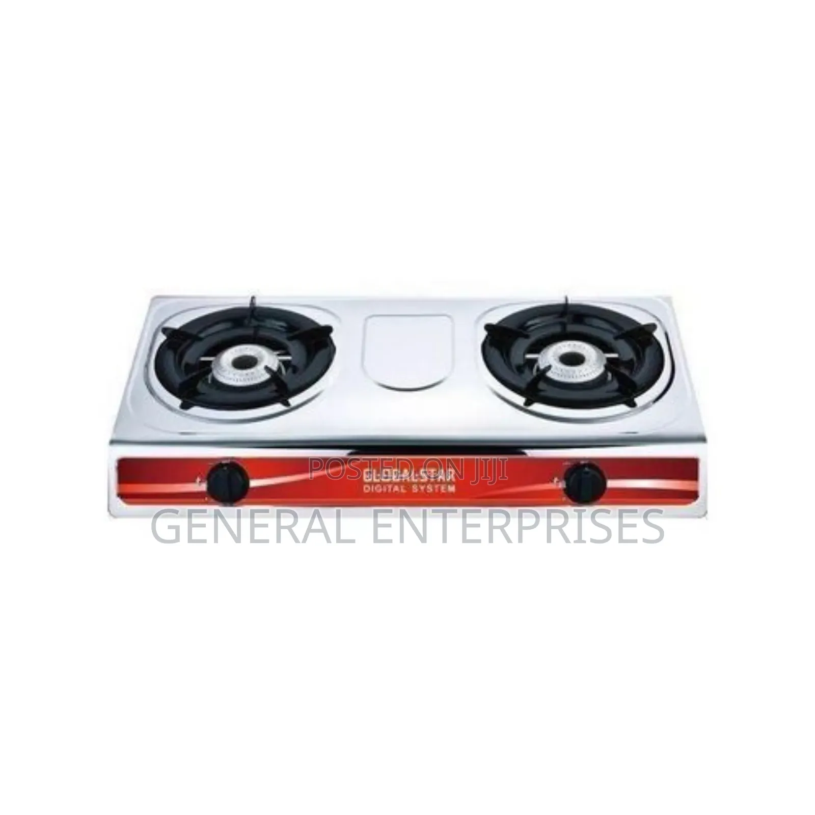 Double Burner Stainless Steel