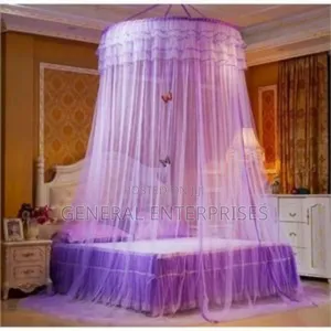 Purple Hanging Round Mosquito Net
