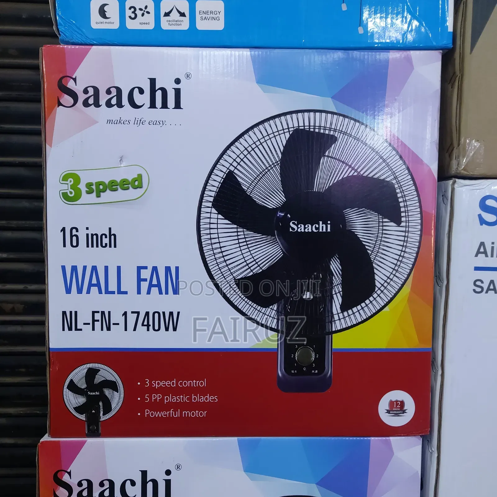 16-Inch Saachi Wall Fan