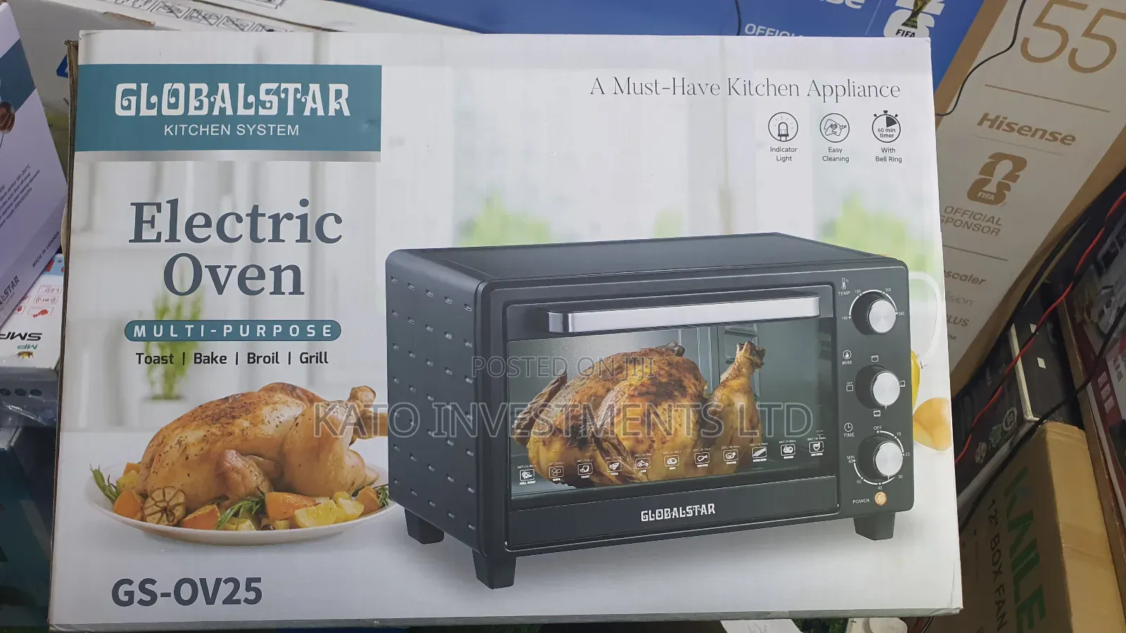 25litrs Globalstar Electric Oven