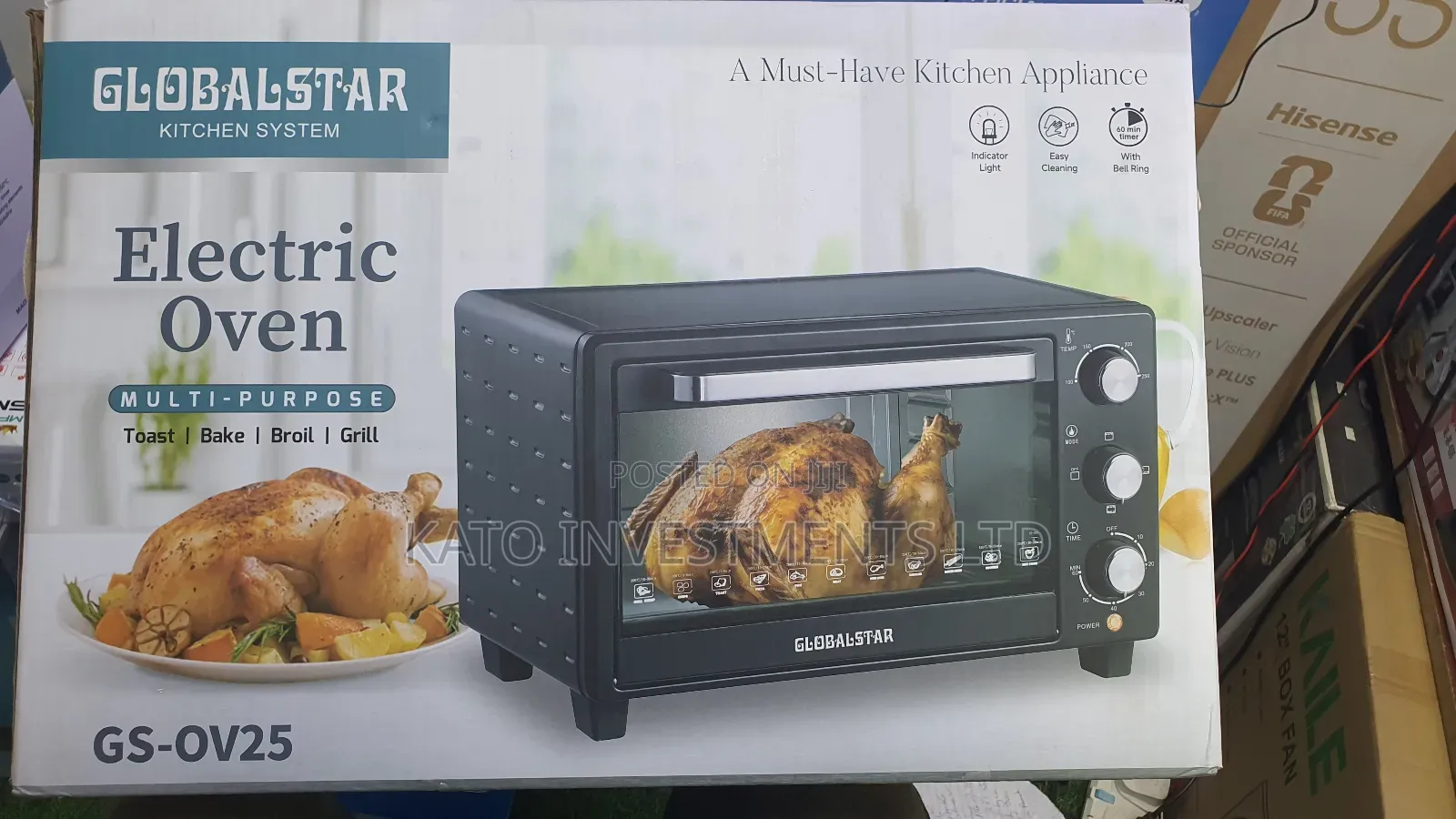 25litrs Globalstar Electric Oven