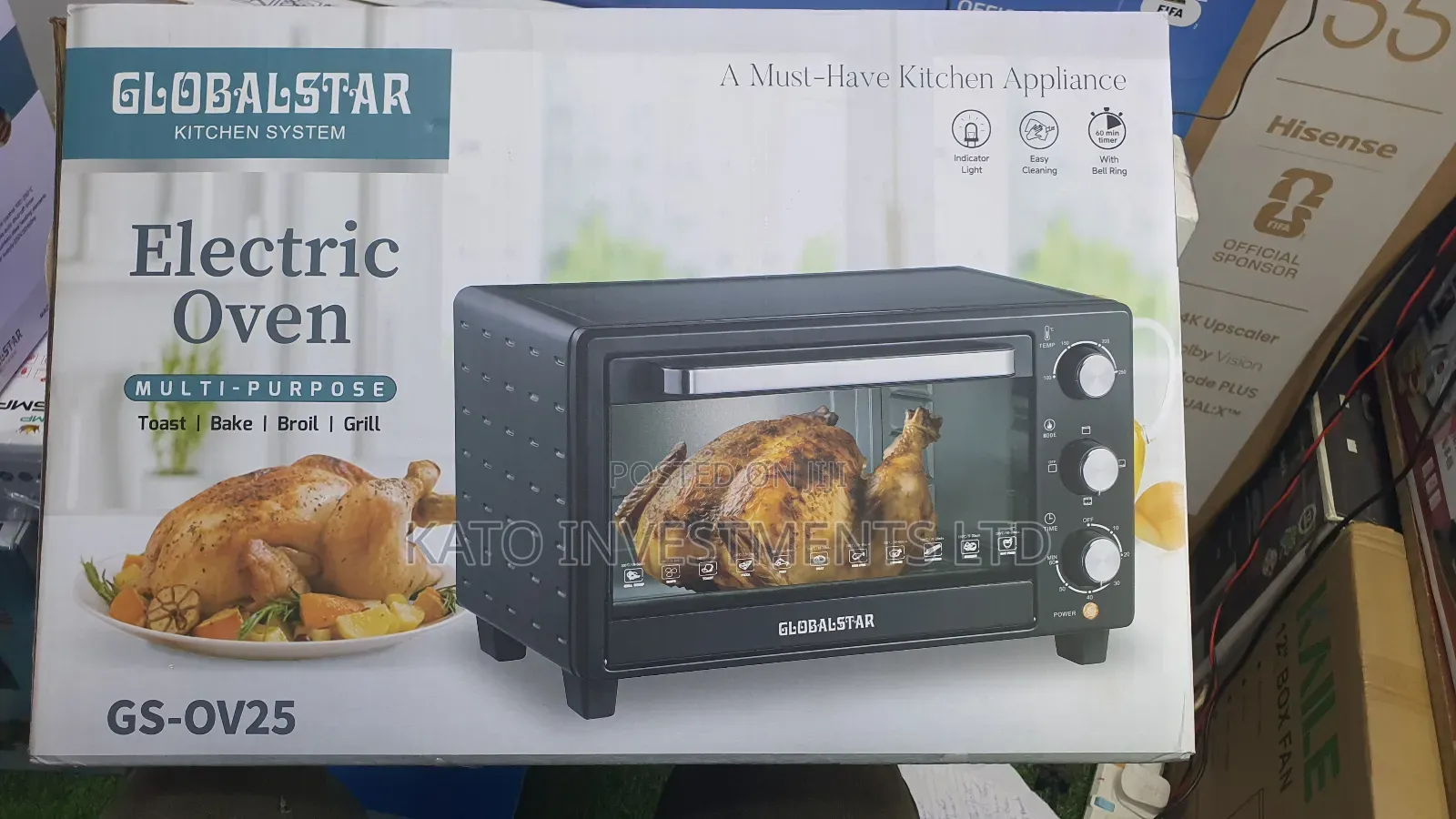 25litrs Globalstar Electric Oven