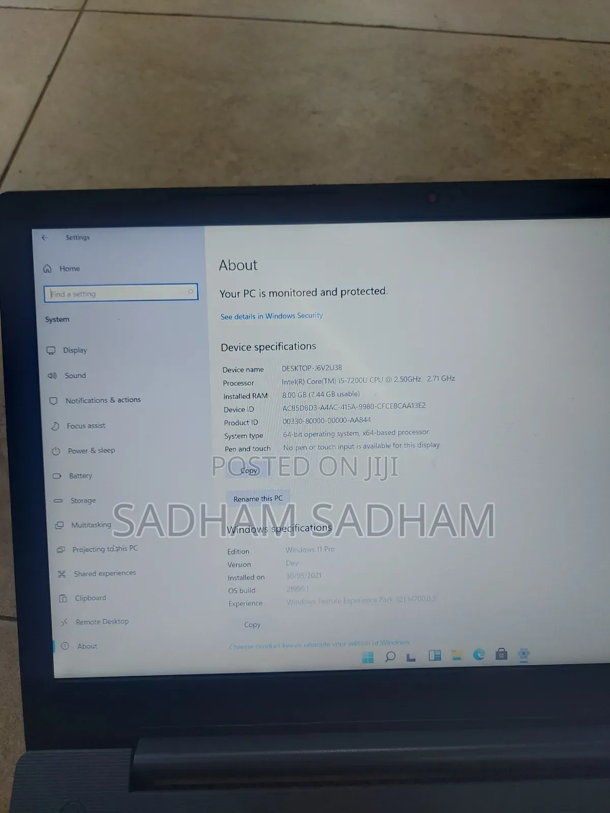 Laptop Lenovo V130 8GB Intel Core I5 SSD 256GB