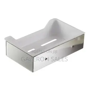 Modern Stainless Steel Soap Holder With Plastic Insert
