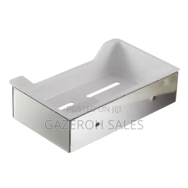 Modern Stainless Steel Soap Holder With Plastic Insert