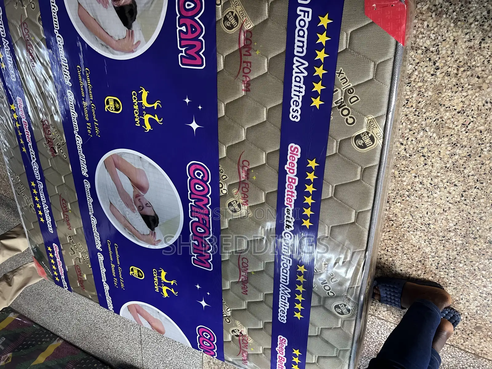 A Quilted Mattress 5x6 8inches Com Foam Type