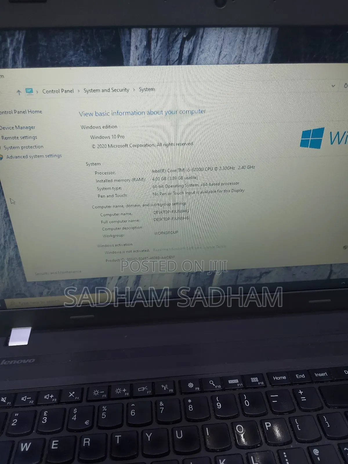 Laptop Lenovo ThinkPad E570 4GB Intel Core I5 HDD 500GB