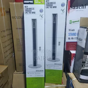 Geepas Digital Tower Fan With Remote