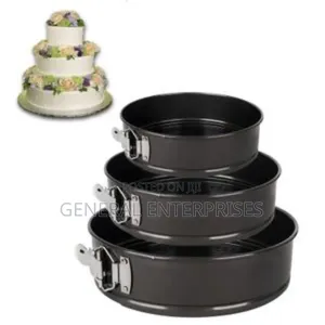 3-Piece Round Springform Pan Set