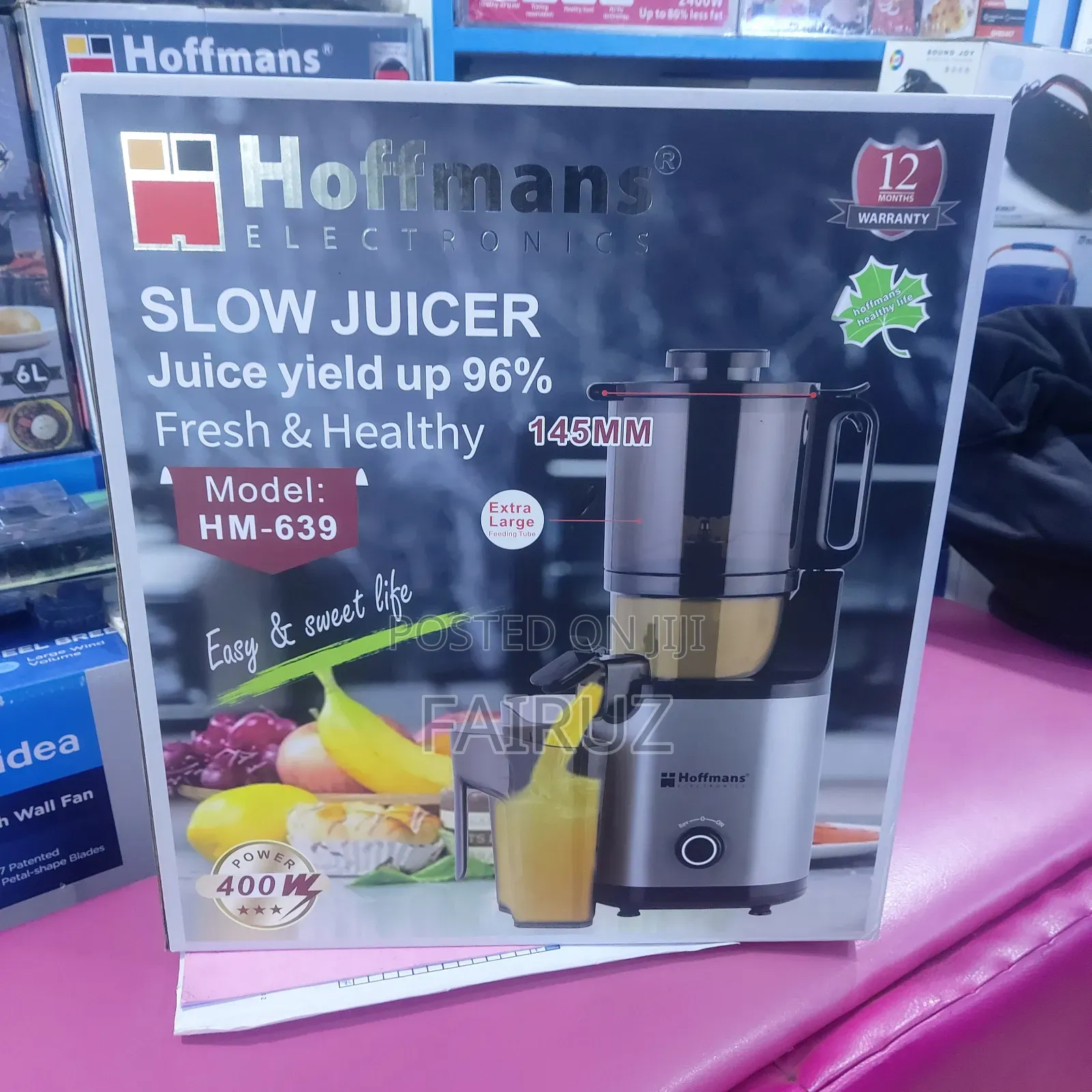 Slow Juicer Electric Hoffman