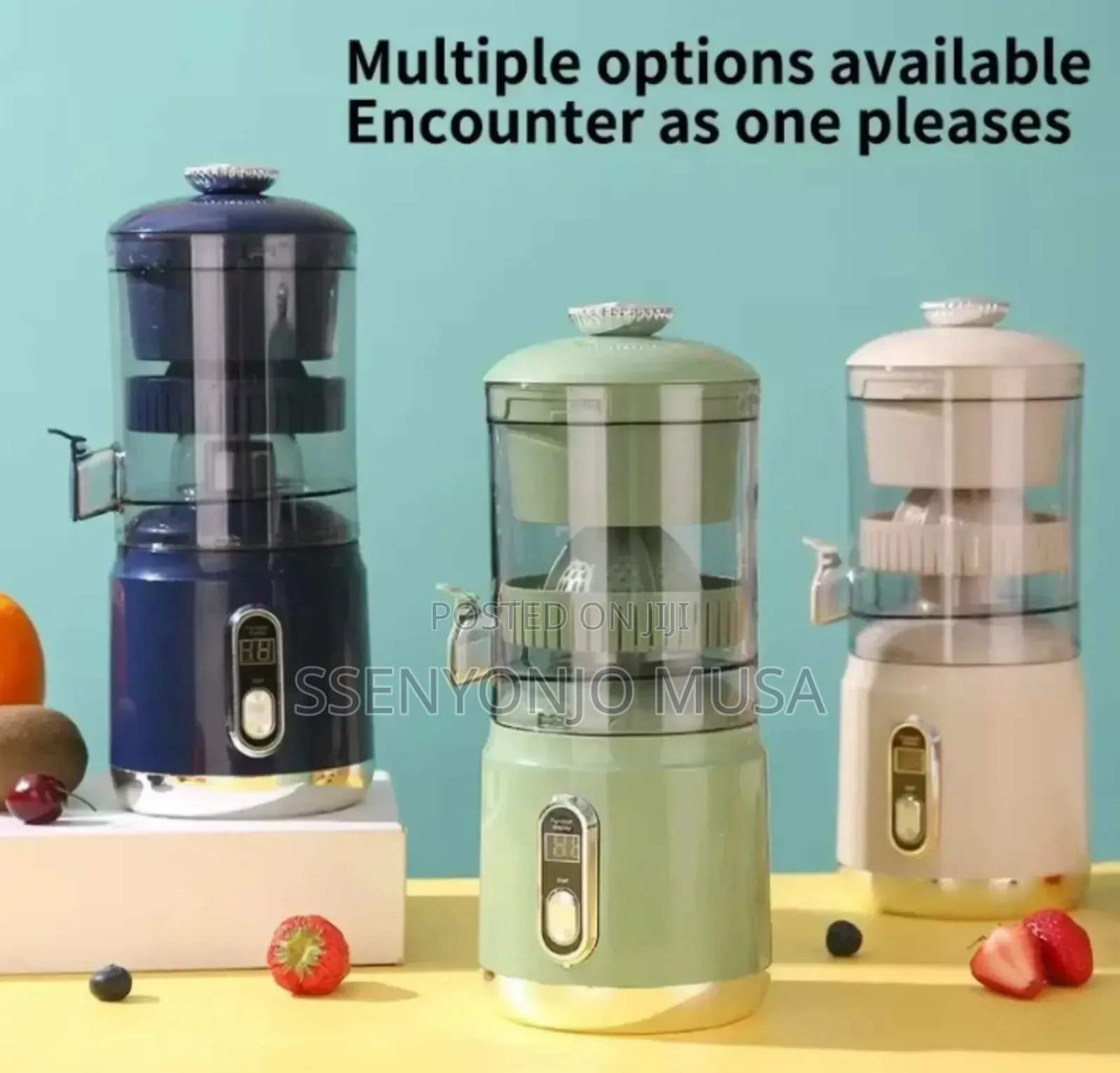 Portable Electric Citrus Juicer 600ml Usb Rechargeable