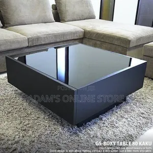 Black Square Center Table