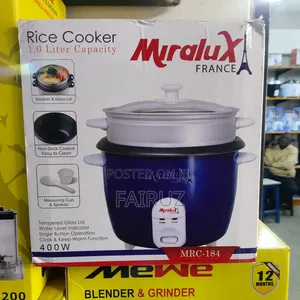 1l Miralux France Rice Cooker With Steamer