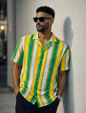 Men's Casual Short-Sleeve Hawaiian Shirt