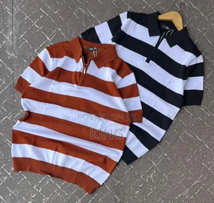 Stipe Vessel Polo Knit Shirt