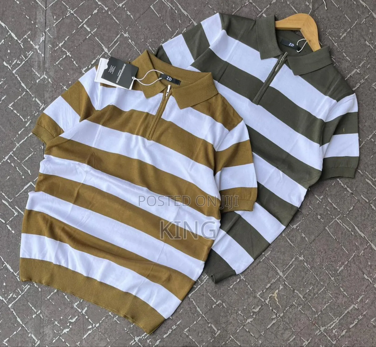 Stipe Vessel Polo Knit Shirt