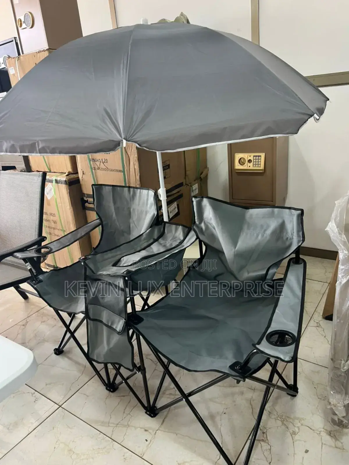 Camping Chair and Umbrella