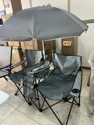 Camping Chair and Umbrella
