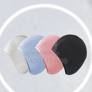 Silicone Swim Cap Anti-Uv Protective Swimming Caps Sport Fitness