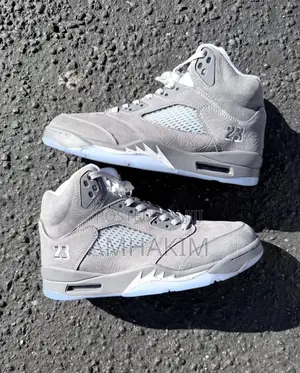 New Genuine Nike Air Jordan 5 Retro X Wolf Grey 2026 Sneakers In Stock