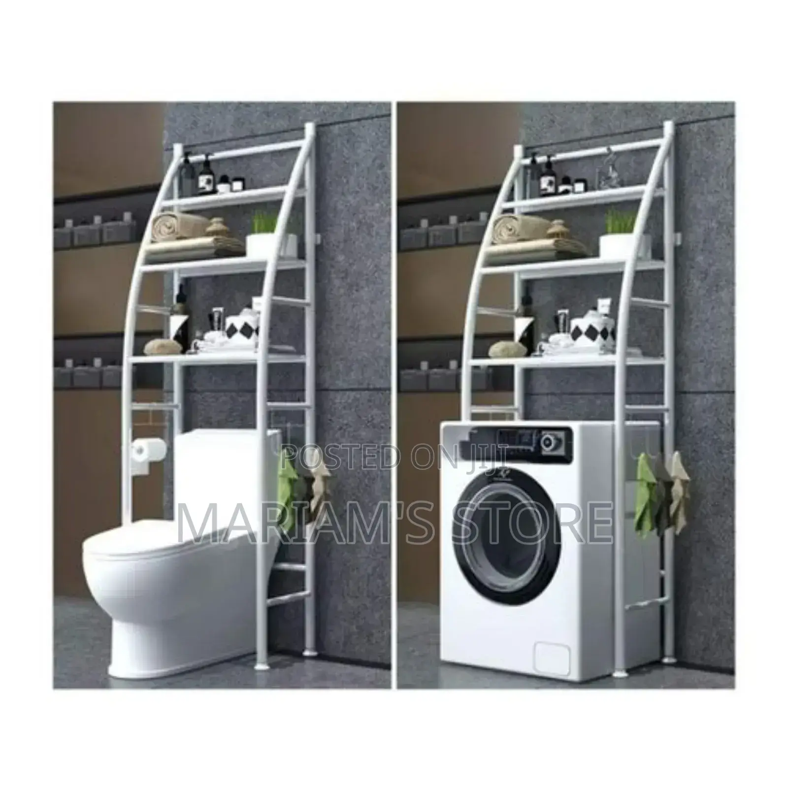 Metalcabinet Shelving Kitchen Space Saver White