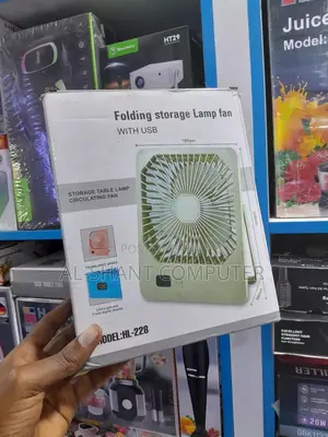 Folding Storage Lamp Fab/Rechargeable Table Fan
