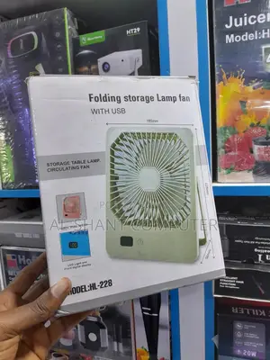 Folding Storage Lamp Fab/Rechargeable Table Fan