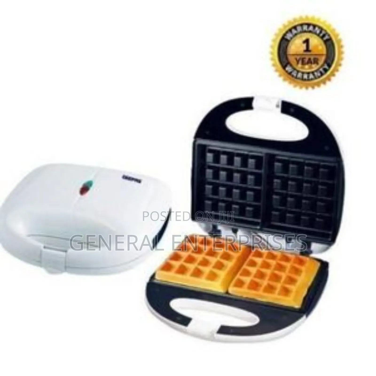 Geepas 2-Slice Electric Waffle Maker