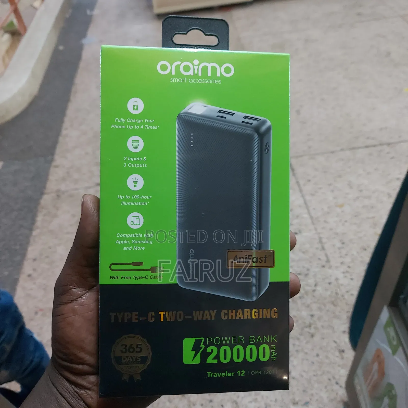 20000mah Oraimo Power Bank