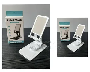 Adjustable White Foldable Cell Phone Holdee