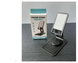 Black Desktop 360 Degree Foldable Rotating Phone Stand